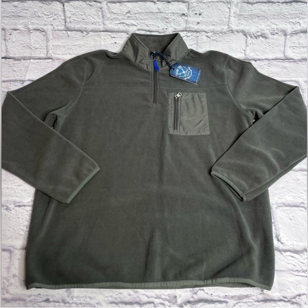 Vintage 1946 men’s fleece quarter zip pullover sweatshirt new with tag